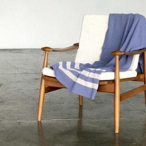 recycled cotton and plastic blanket