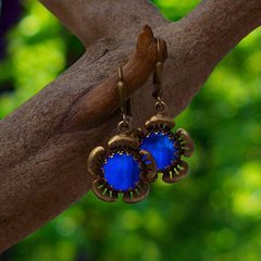 recycled glass earings