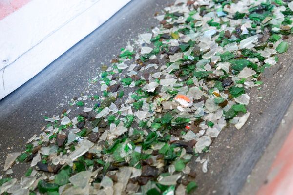 how many time can glass be recycled?