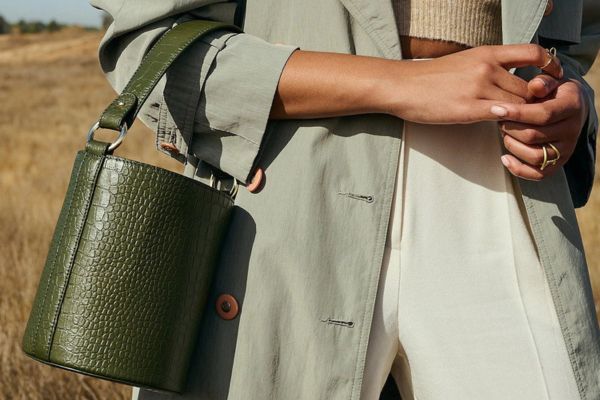 Upcycled leather bags