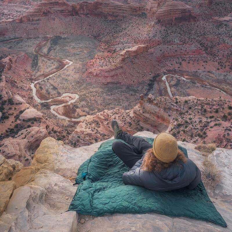 recycled camping blanket