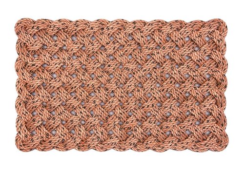 upcycled plastic rope doormat