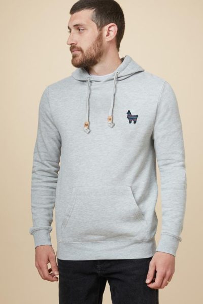 peru emboridered llama hoodie