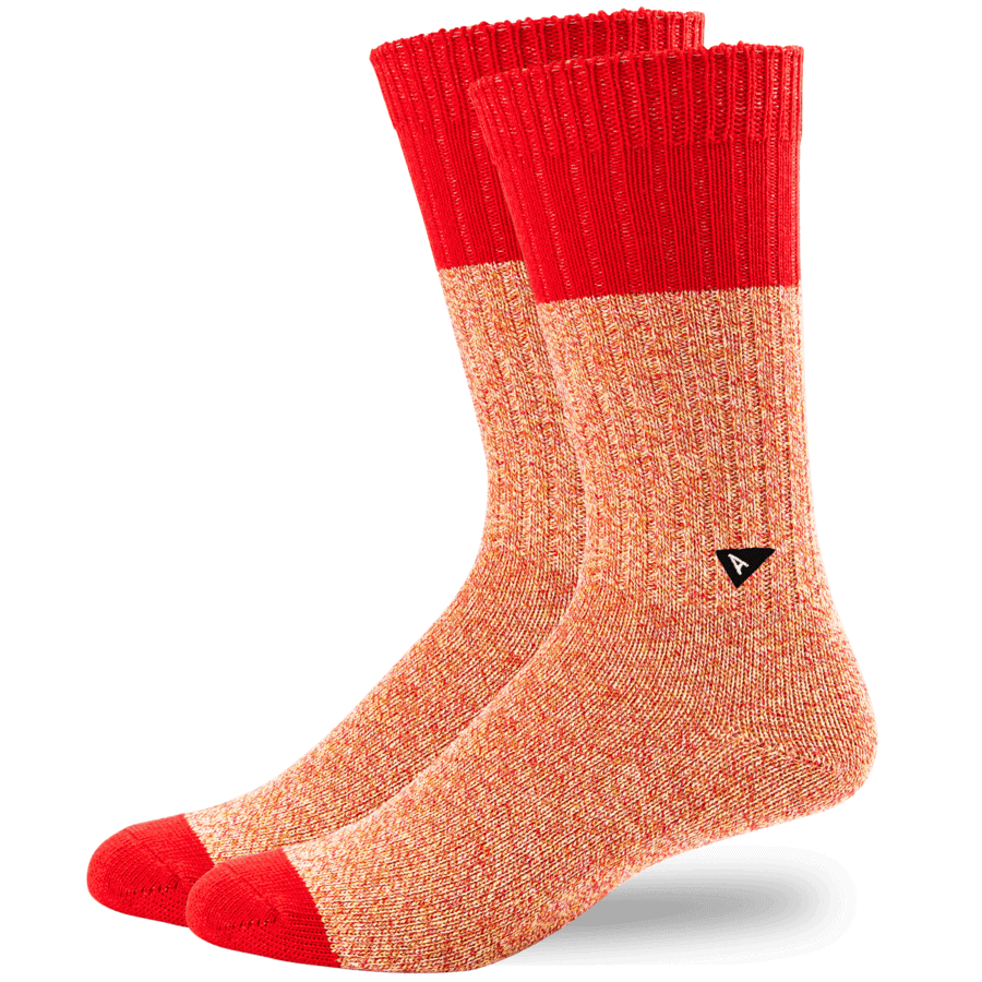 recycled cotton and polyester socks